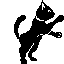 black cat moving tail.gif (5925 bytes)